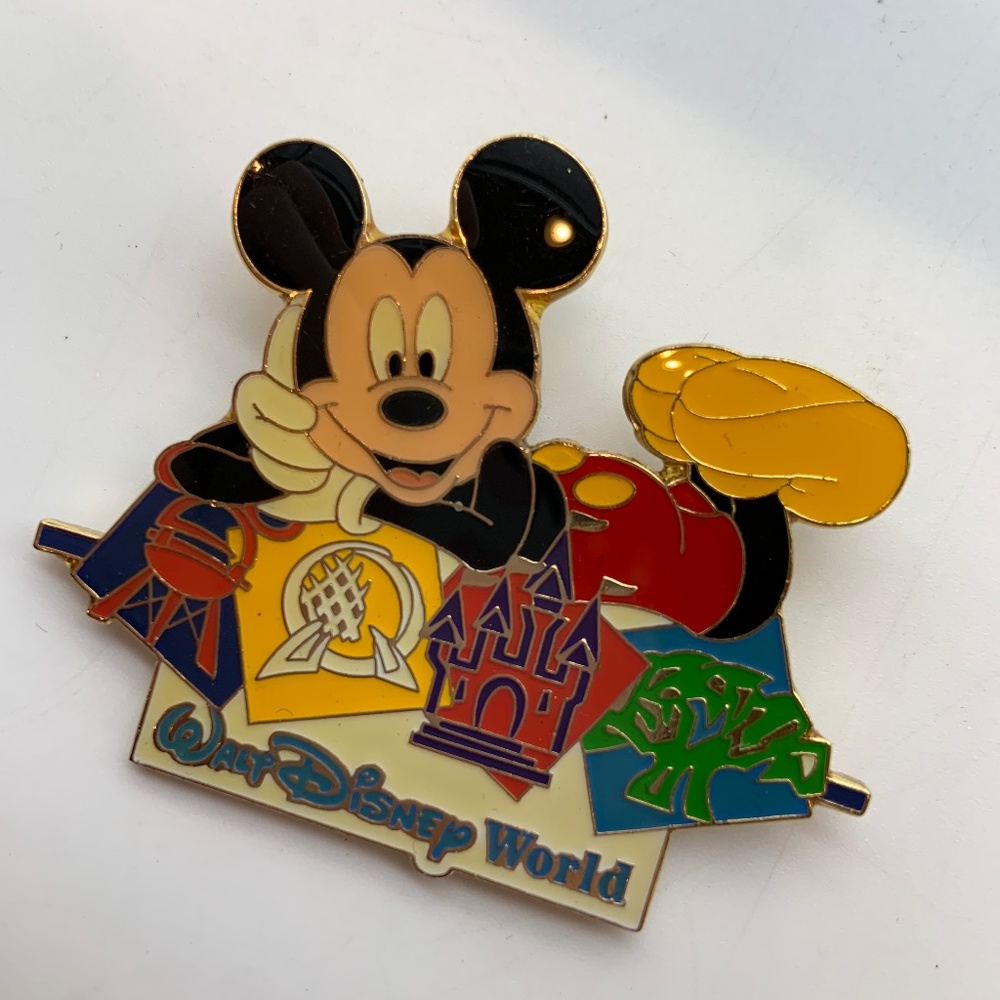 Disney Parks Walt Disney World Mickey Mouse and Theme Parks Symbols Pin 2000